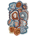 Rava Hand Tufted Rug - Irregular Swirl Pattern