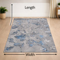 Morning Mist Petal Rug -Evokes a feeling of calmness and light.