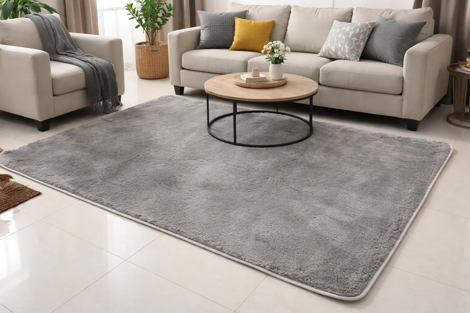 Elevate your living space with the striking beauty of our Rose Red Fur Carpet. Designed with a high-density pile that mimics the touch of genuine fur, this rug brings a sophisticated "glam" factor to any room.