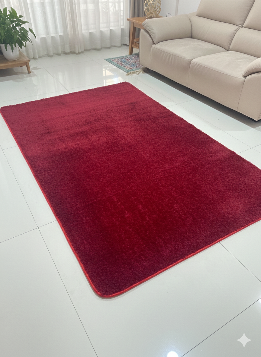 Elevate your living space with the striking beauty of our Rose Red Fur Carpet. Designed with a high-density pile that mimics the touch of genuine fur, this rug brings a sophisticated "glam" factor to any room.